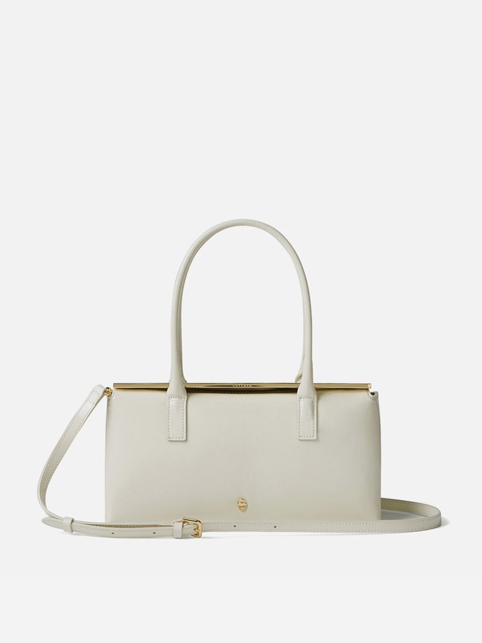 Knot Frame Tote Ivory