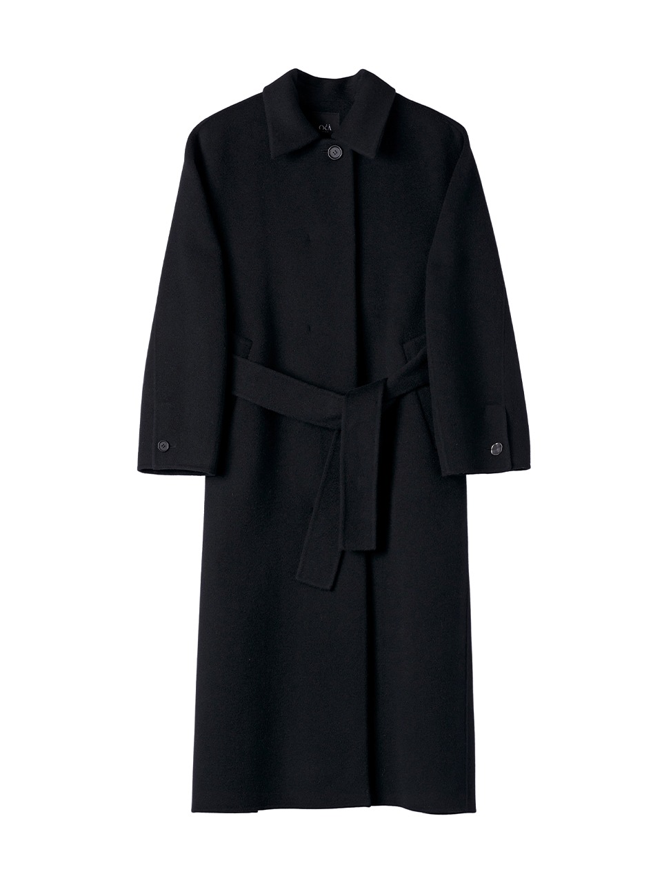 Ren Cashmere Handmade Coat Black