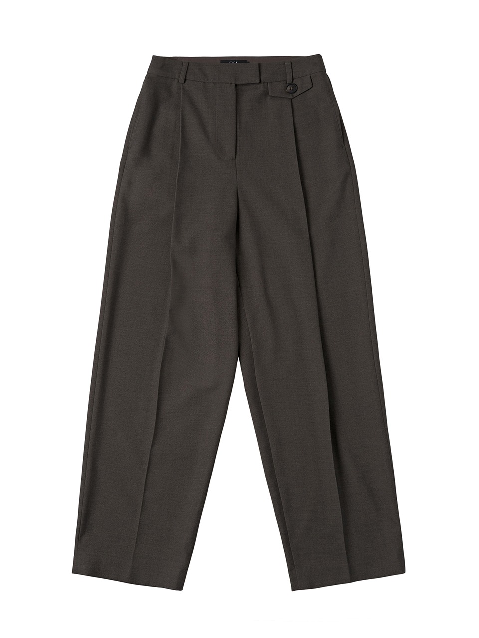 Out Pocket Wide Pants Deep Taupe