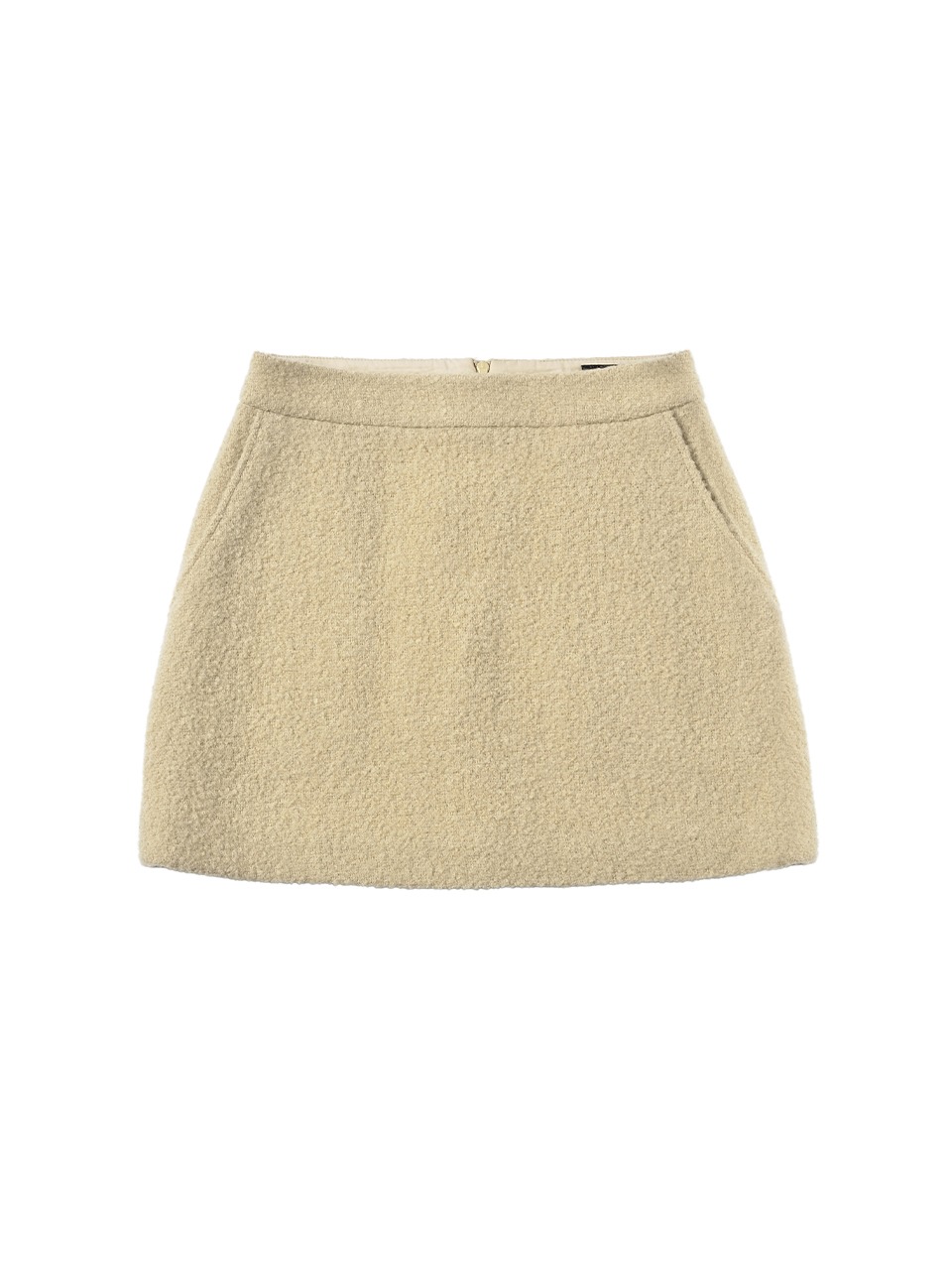 Boucle Tweed Mini Skirt Lemongrass