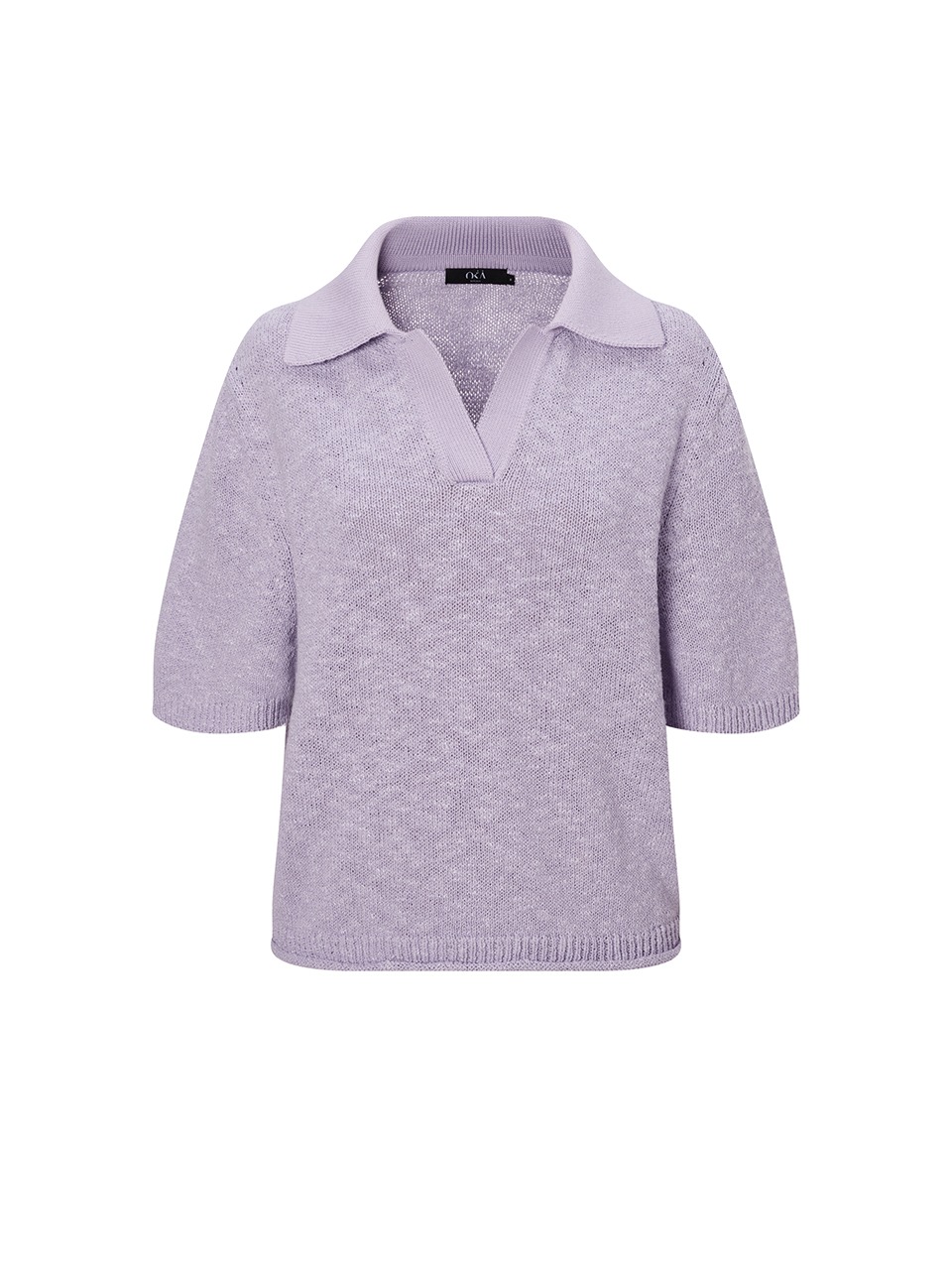 Pave Collar Knit Lavender